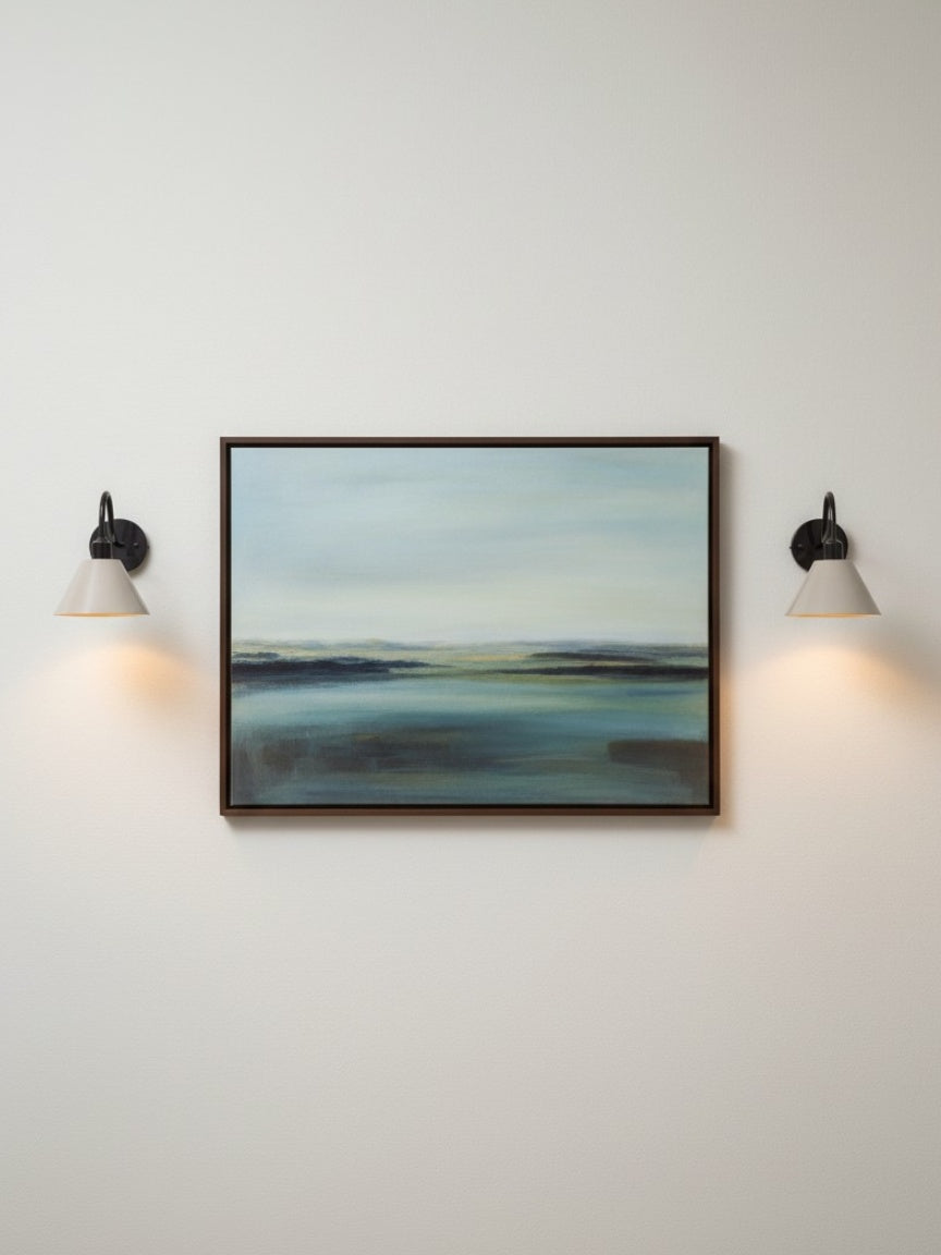 Modern Industrial Tapered Sconce — Clean Metal Wall Light