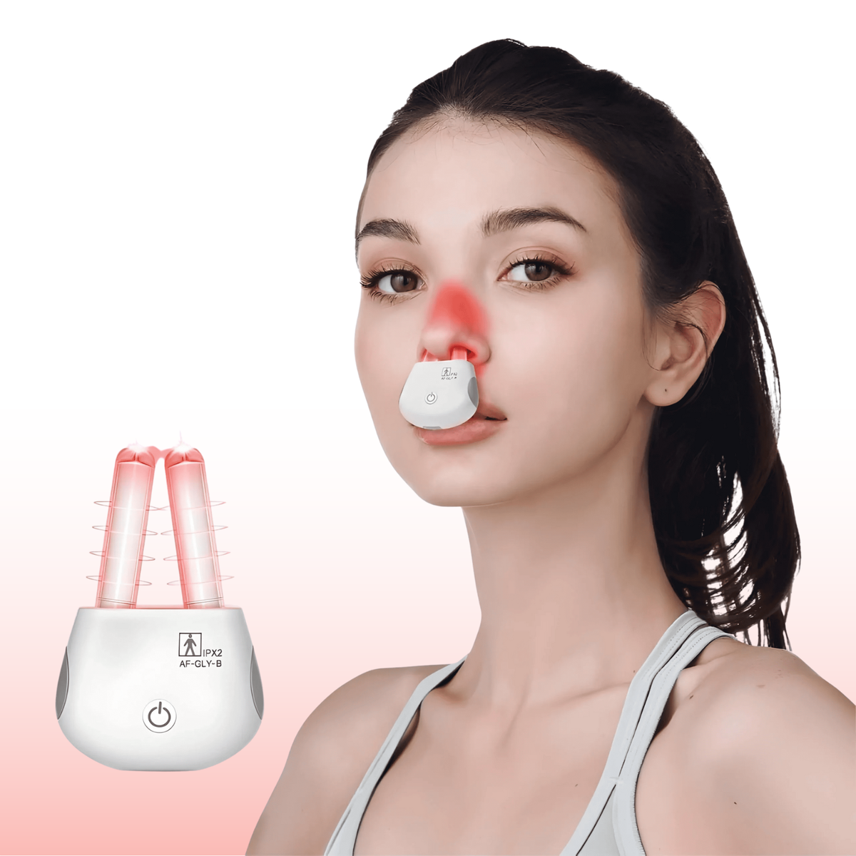 650nm Red Light Nasal Therapy Device for Sinus Congestion - Desfino