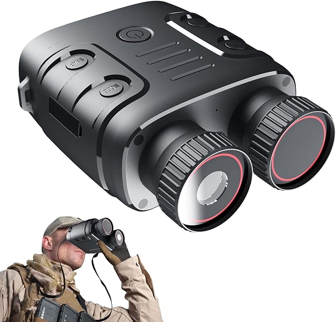 Cámara binocular Nexa HD de visión nocturna — Zoom de 4x, alcance de 300m | Desfino