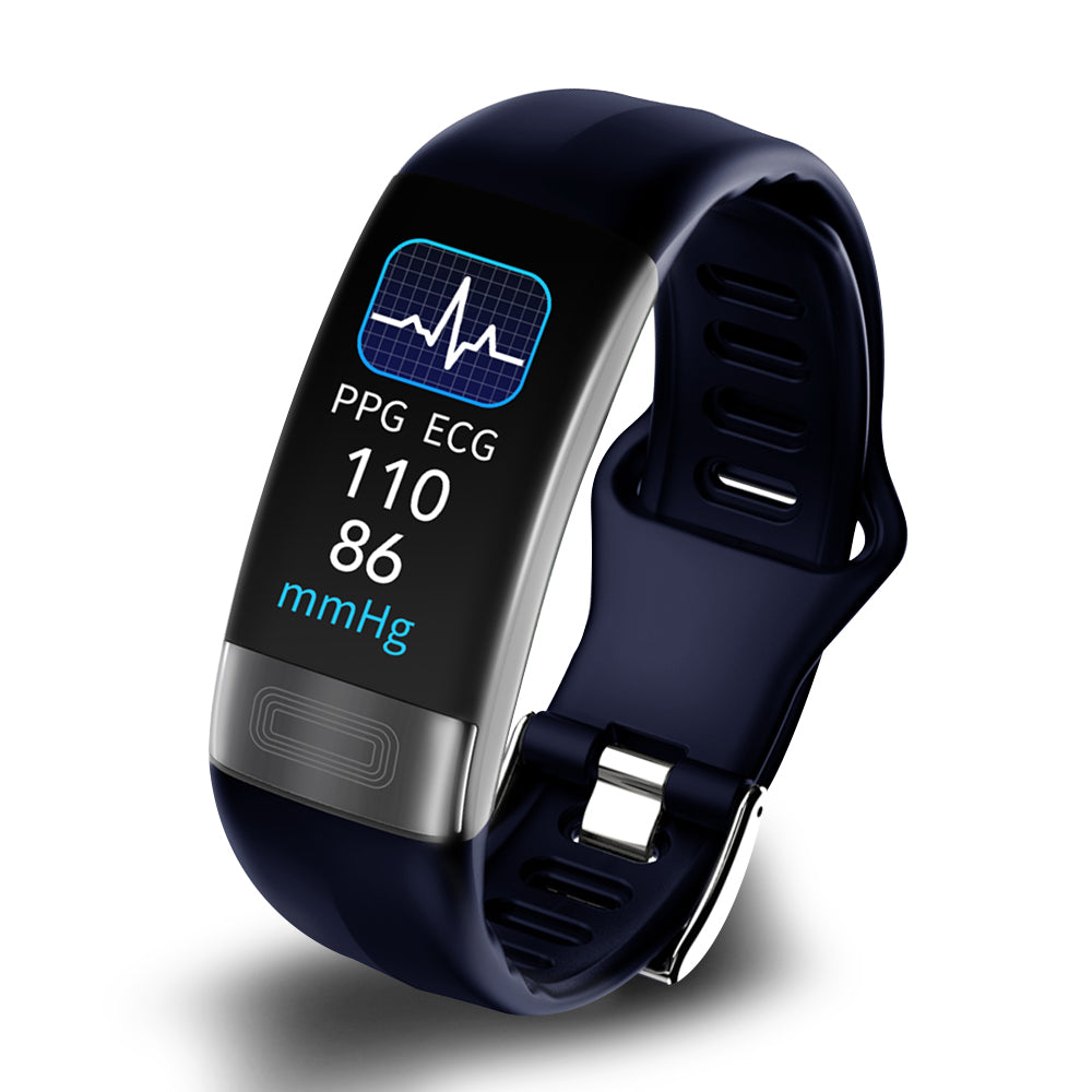 Smart Health Monitor Watch — BP, EKG, HR, SpO2, HRV, Sleep & Activity - Desfino