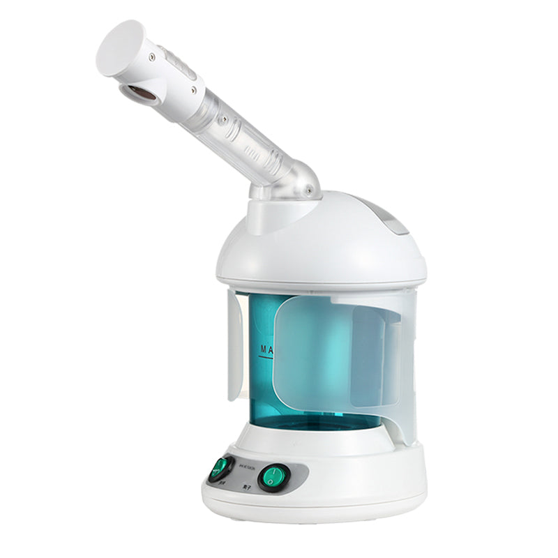 AureaGlow Pro Nano-Ionen-Gesichtsdampfer — verstellbarer 360-Grad-Arm - Desfino
