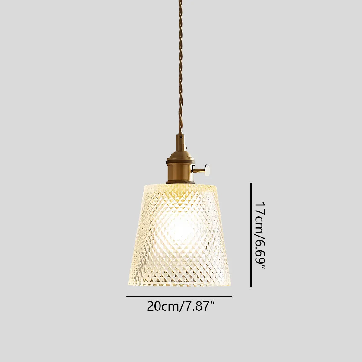 Isabel Glass Pendant Light for Kitchen Island | Desfino