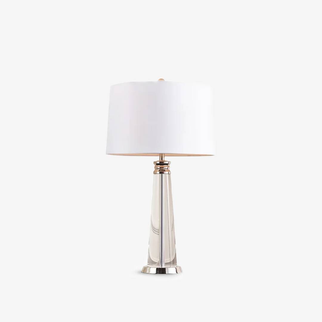 Moderne Kristall-Tischlampe — Elegantes warmes Akzentlicht - Desfino