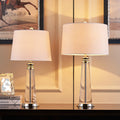 Moderne Kristall-Tischlampe — Elegantes warmes Akzentlicht - Desfino