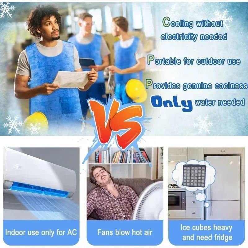אפודת קירור באידוי HYDROCOOL — הקלה קלילה לקיץ - Desfino