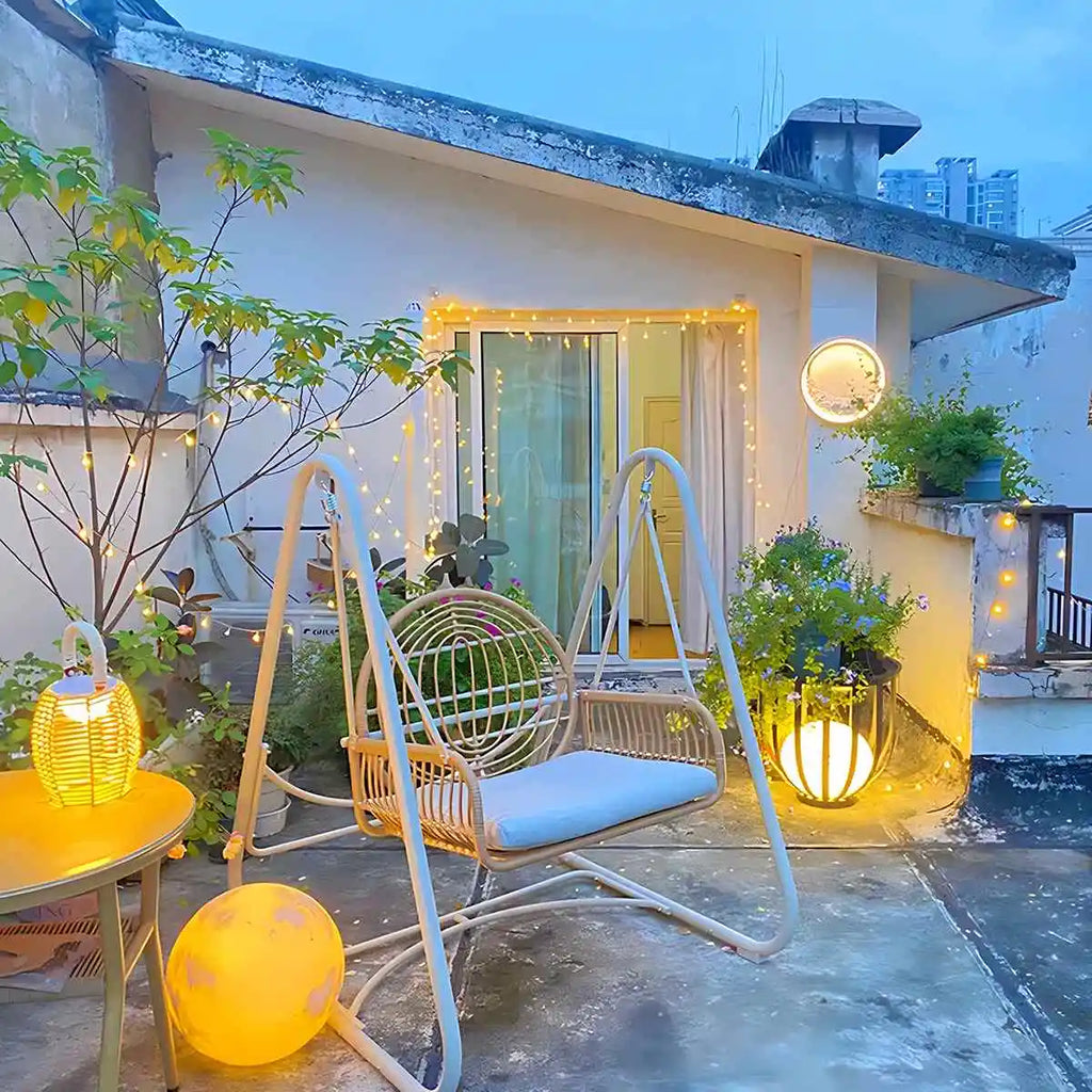Solar Flower Stand Outdoor Floor Lamp | Desfino