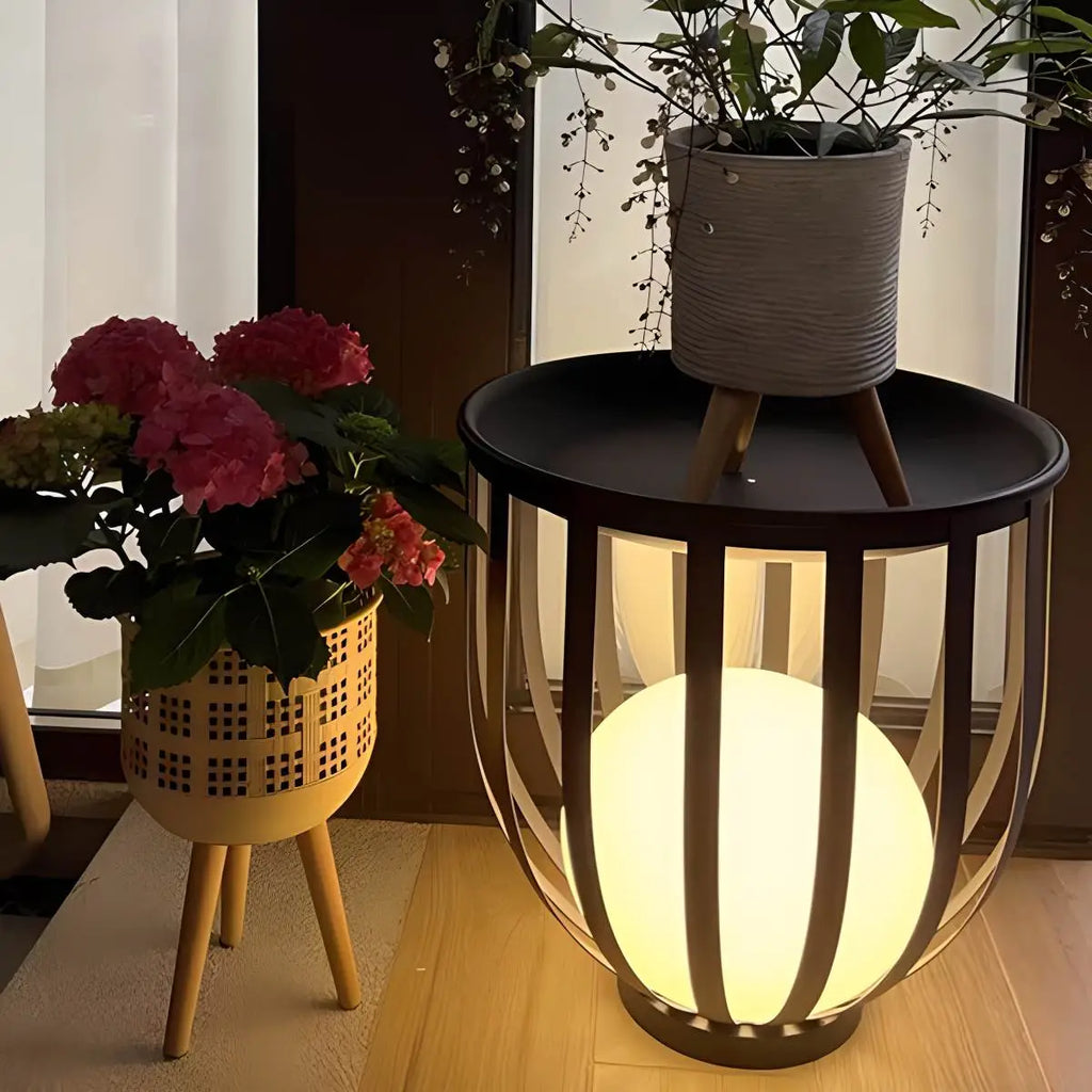 Solar Flower Stand Outdoor Floor Lamp | Desfino