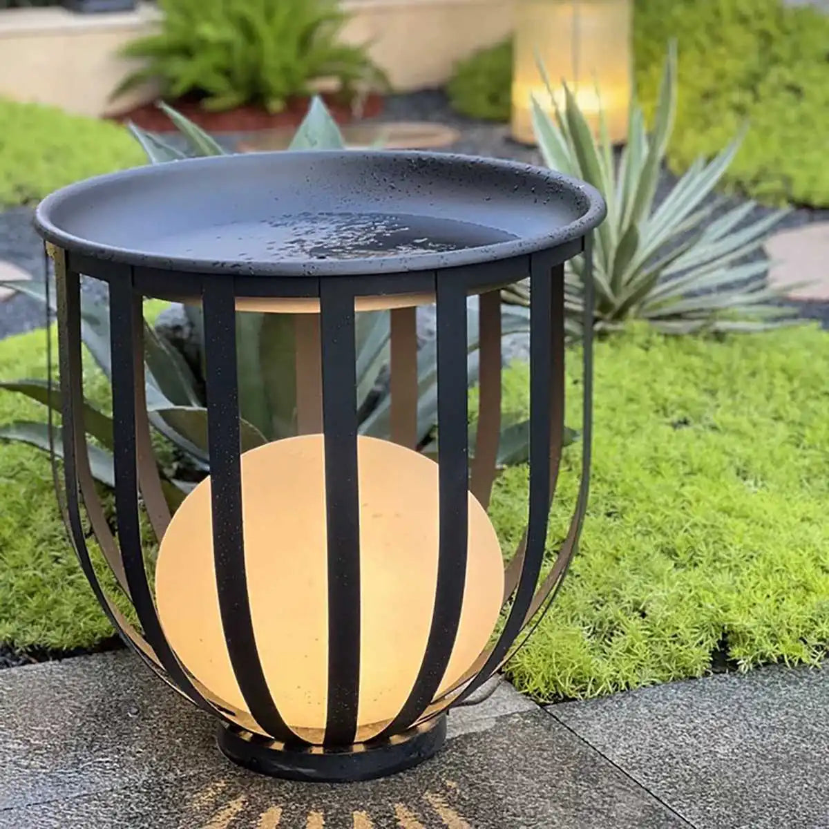 Solar Flower Stand Outdoor Floor Lamp | Desfino