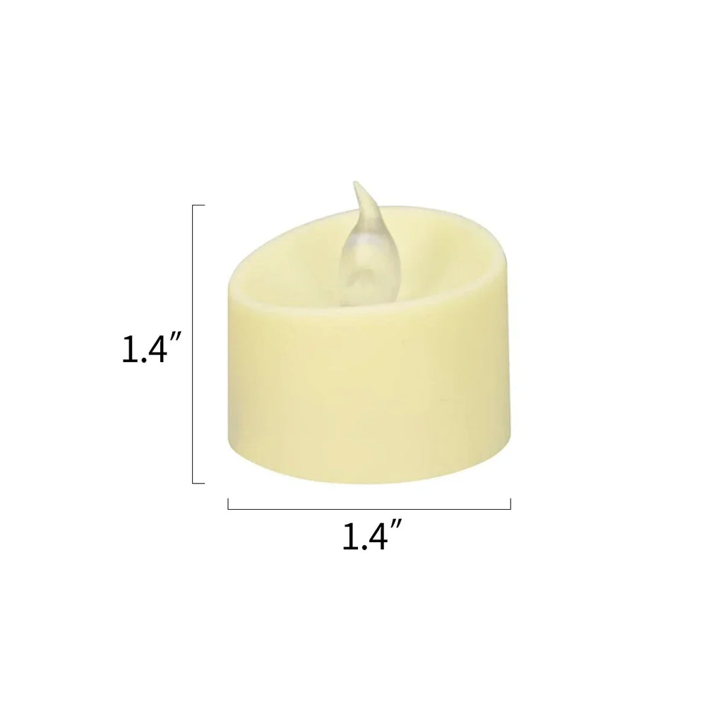 LED-Teelichter ohne Flamme, 100er-Pack × 18 | Desfino