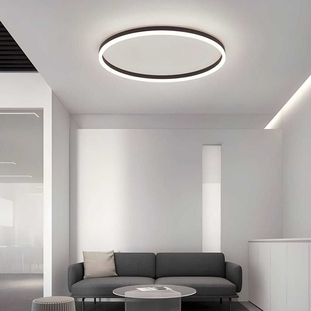 Nordic Circular LED Ceiling Lamp for Bedroom | Desfino