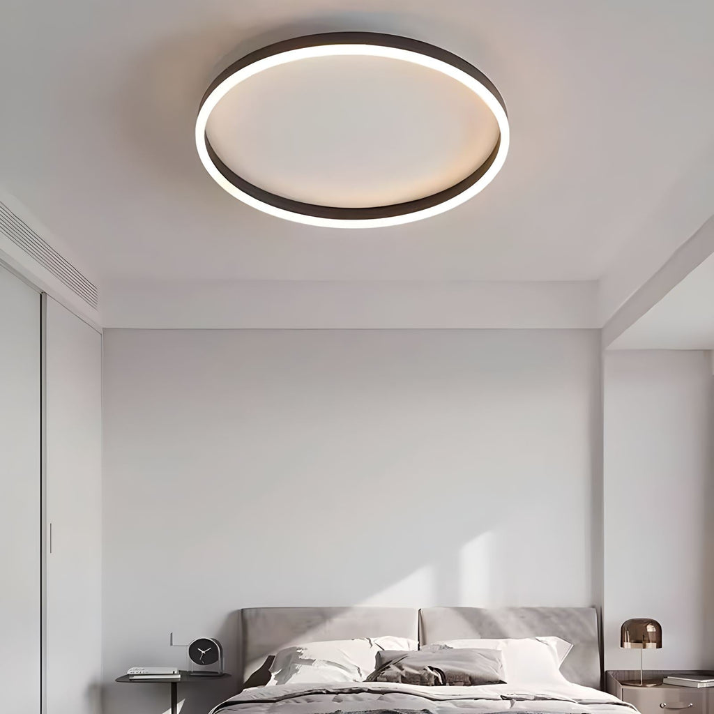 Nordic Circular LED Ceiling Lamp for Bedroom | Desfino