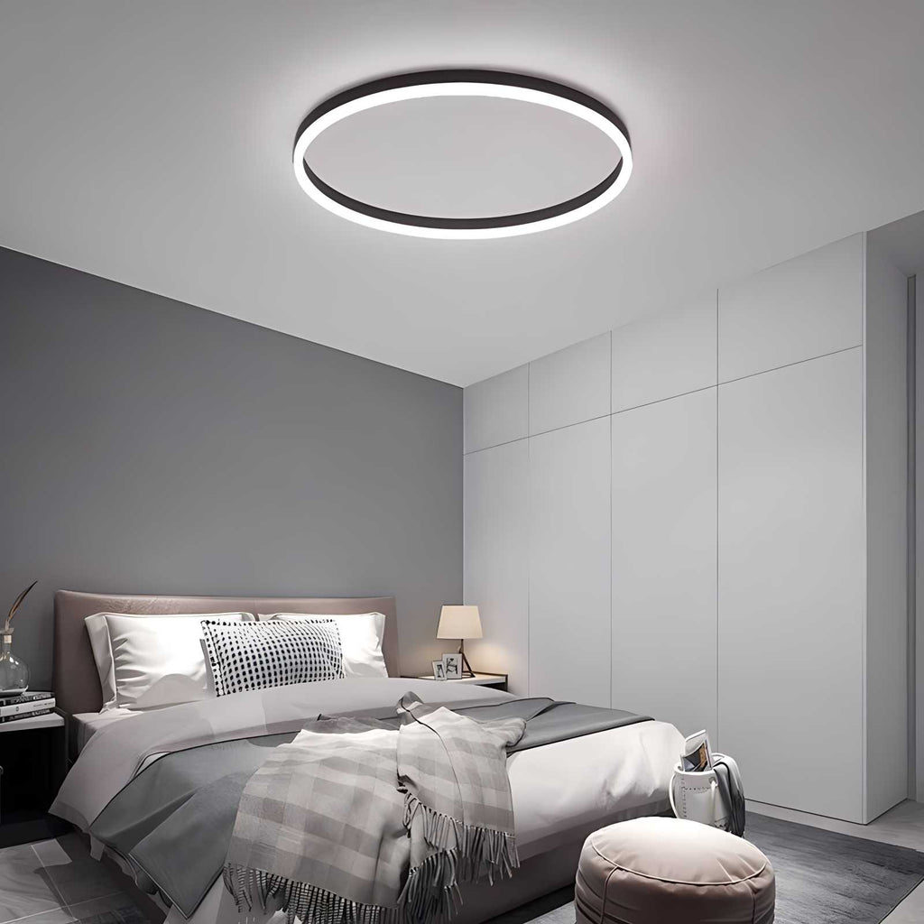 Nordic Circular LED Ceiling Lamp for Bedroom | Desfino