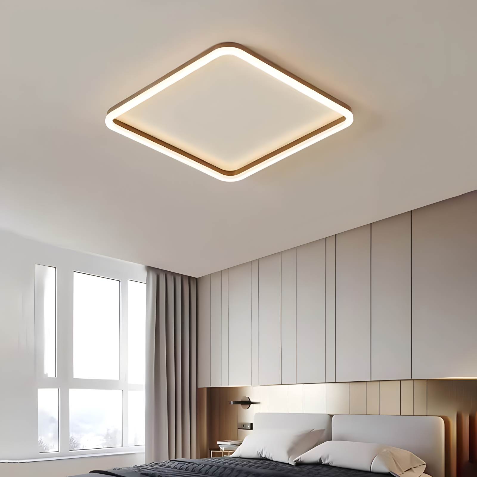 Modern Minimalism LED Square Ceiling Light | Desfino