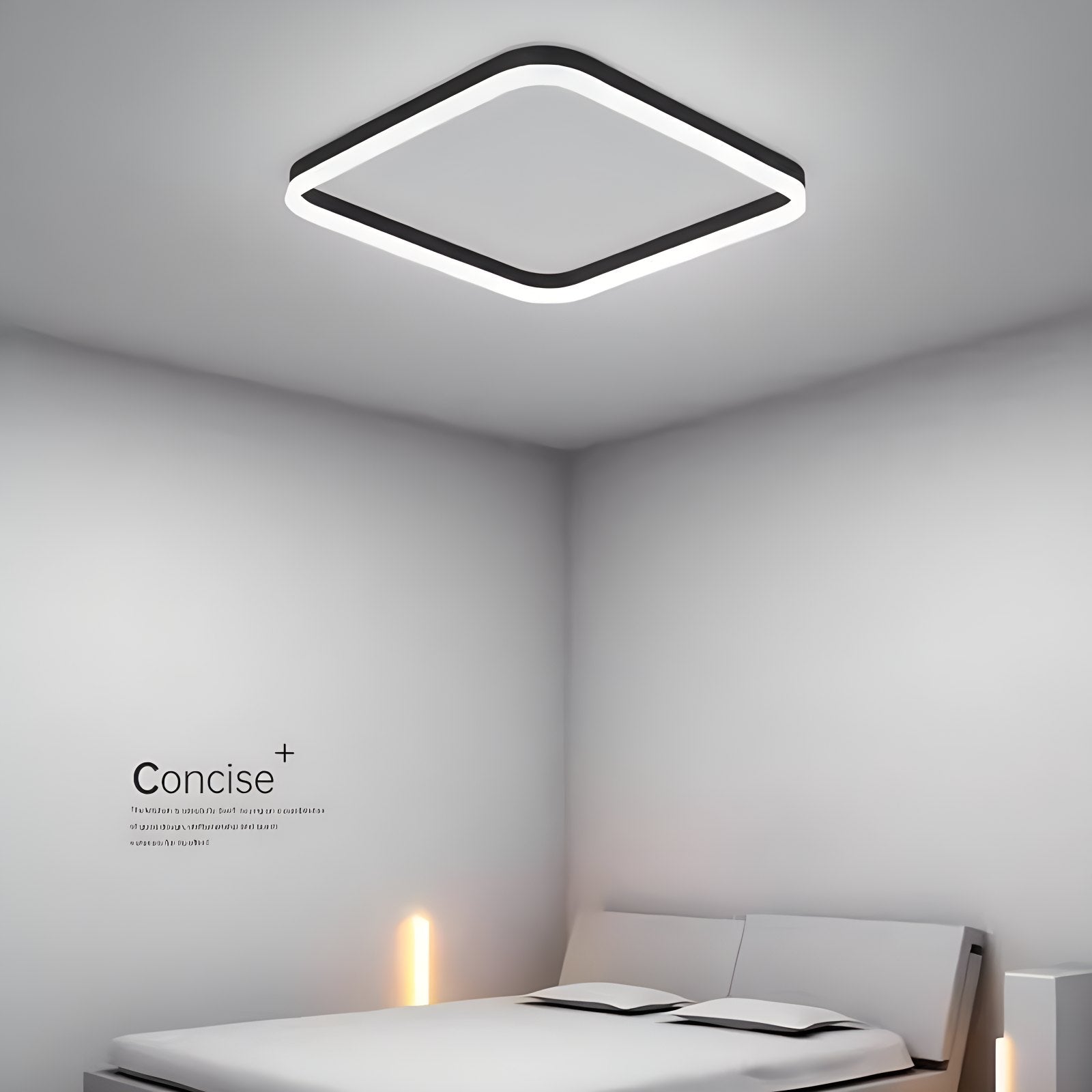 Modern Minimalism LED Square Ceiling Light | Desfino