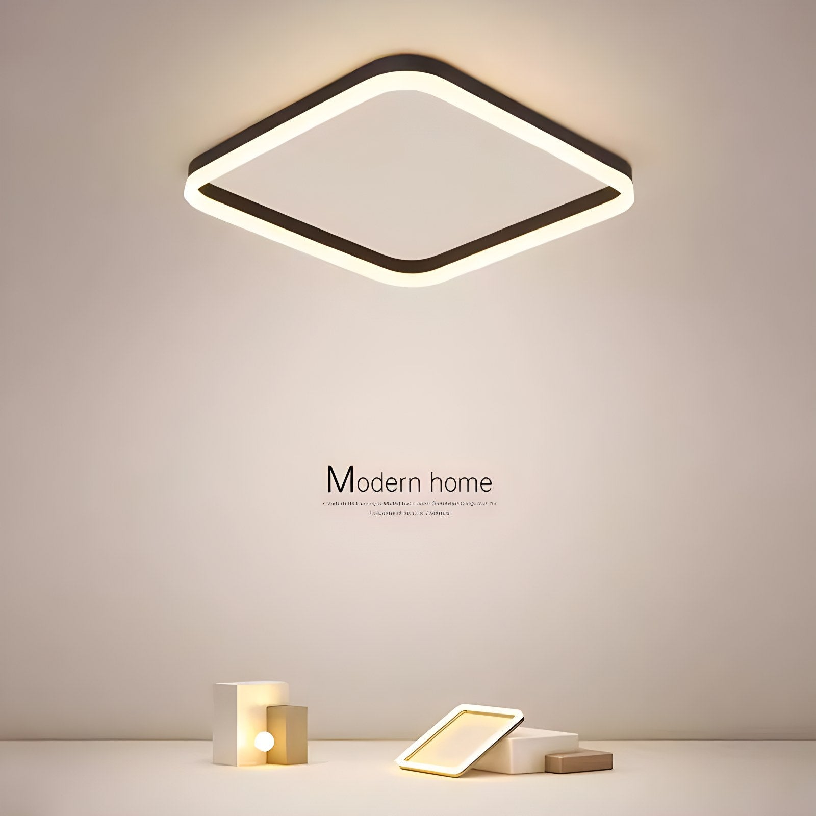 Modern Minimalism LED Square Ceiling Light | Desfino