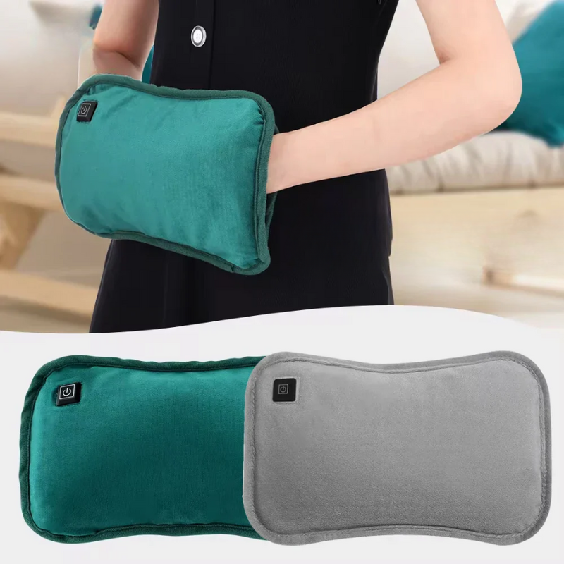 CozyGlow Wiederaufladbares elektrisches Wärmekissen — Einstellbare Wärme für Hände und Bauch - Desfino