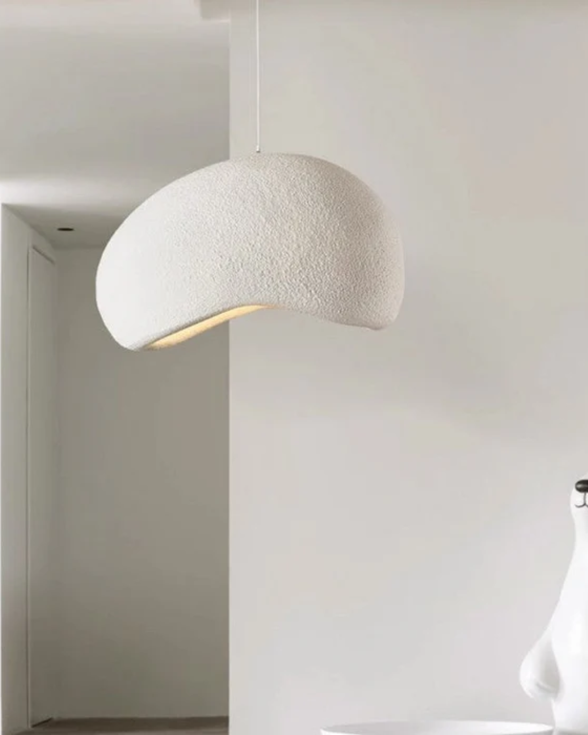 Lámpara colgante Domeform — luminaria escultórica moderna, luz de 3000K - Desfino
