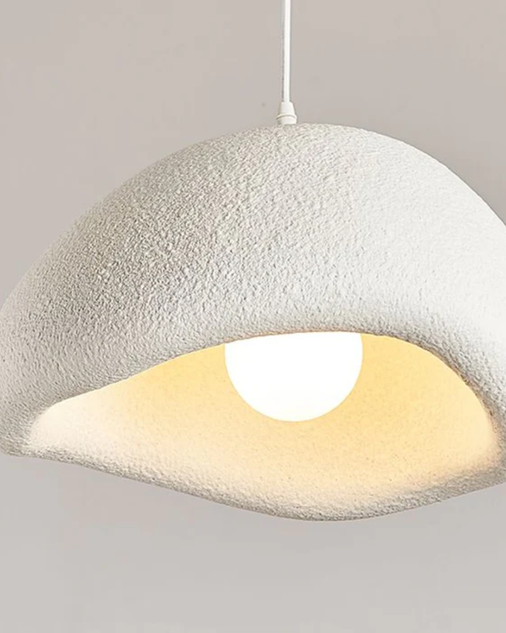 Lámpara colgante Domeform — luminaria escultórica moderna, luz de 3000K - Desfino