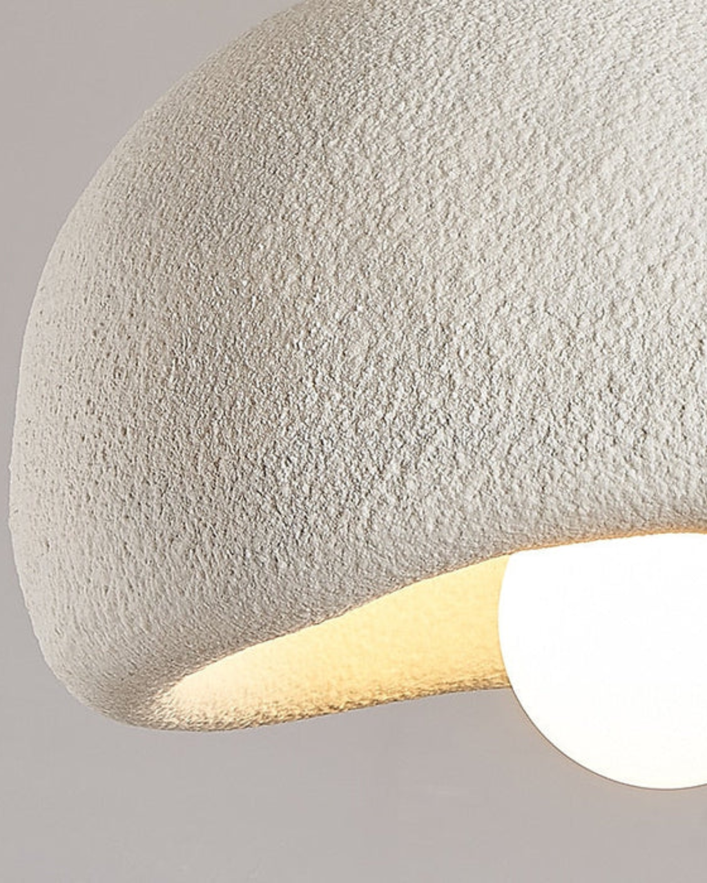 Lámpara colgante Domeform — luminaria escultórica moderna, luz de 3000K - Desfino