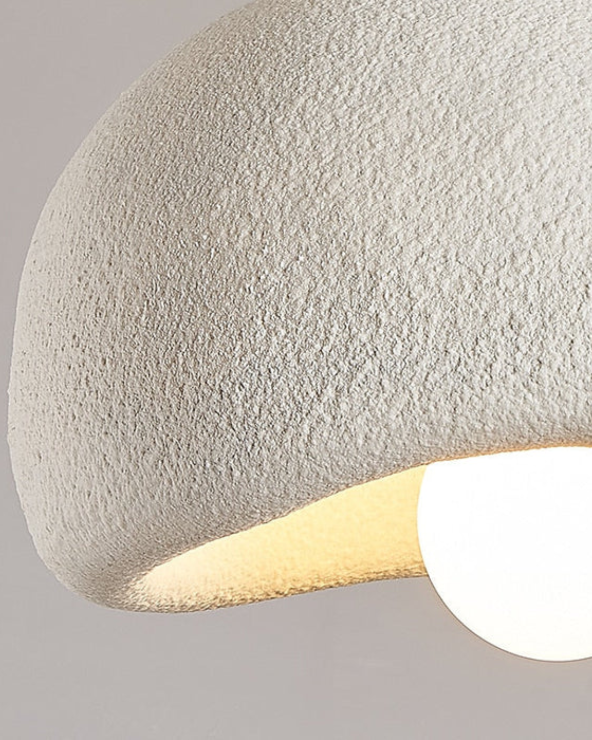 Lámpara colgante Domeform — luminaria escultórica moderna, luz de 3000K - Desfino