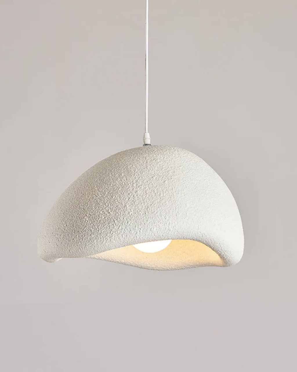 Lámpara colgante Domeform — luminaria escultórica moderna, luz de 3000K - Desfino