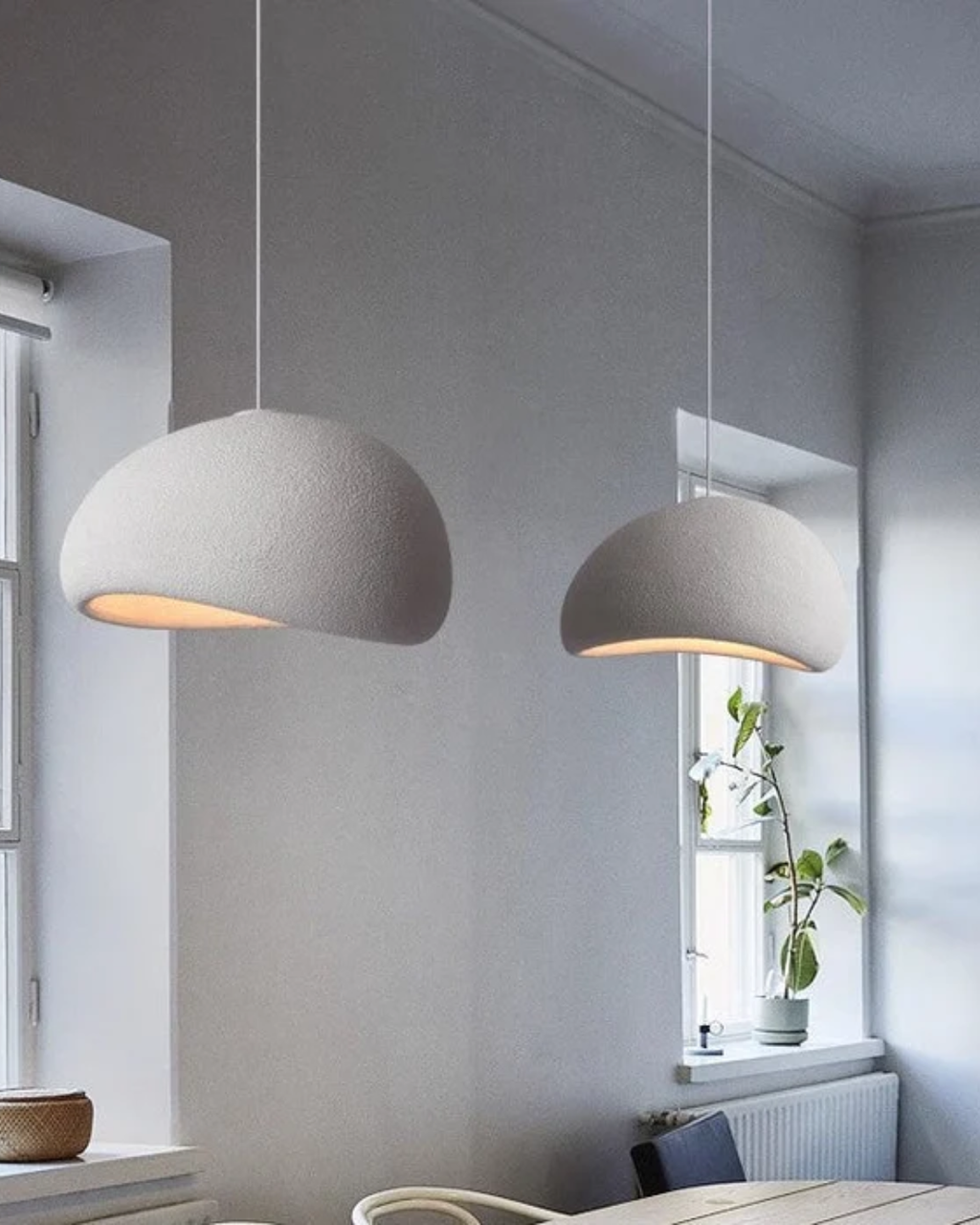 Lámpara colgante Domeform — luminaria escultórica moderna, luz de 3000K - Desfino