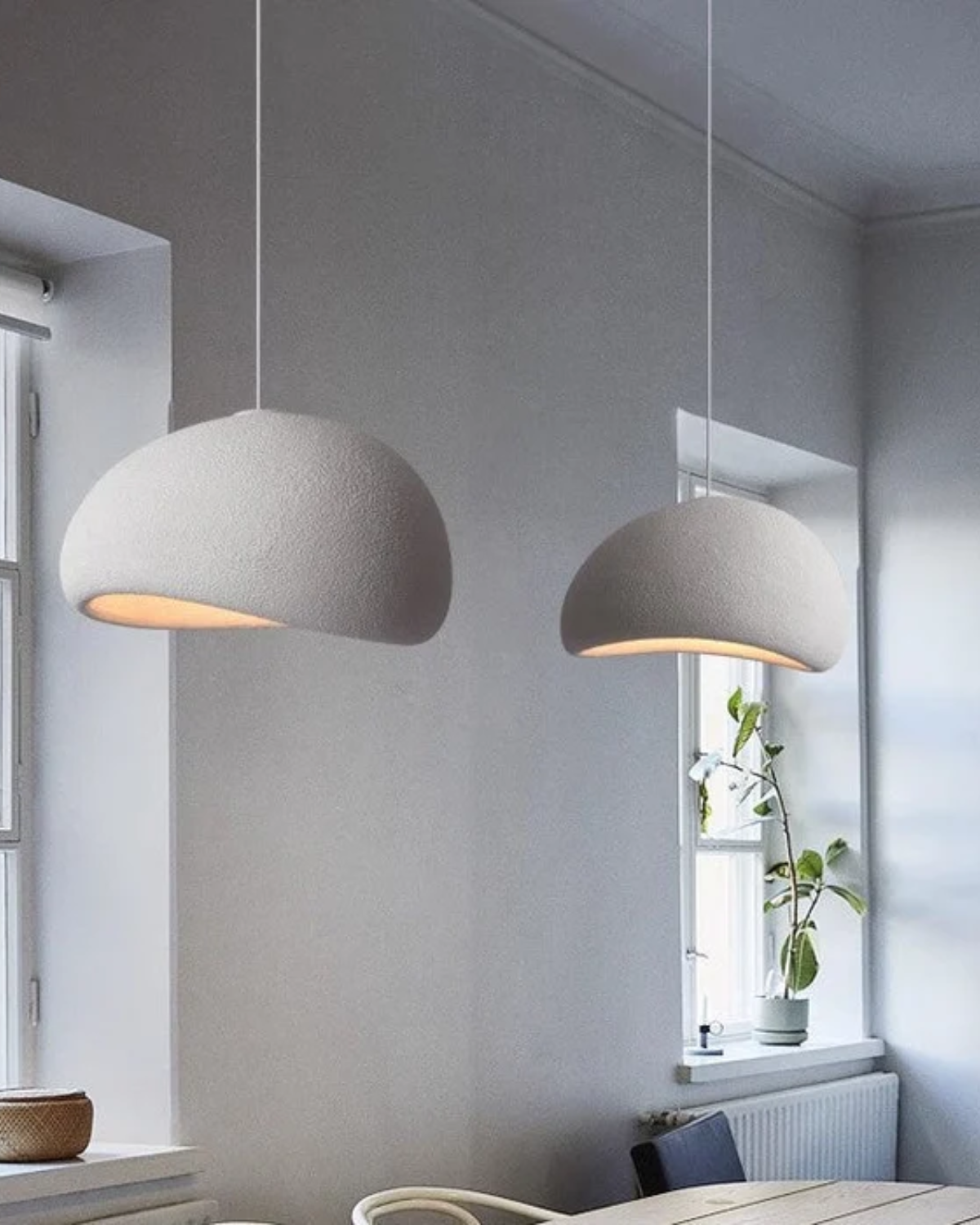 Lámpara colgante Domeform — luminaria escultórica moderna, luz de 3000K - Desfino