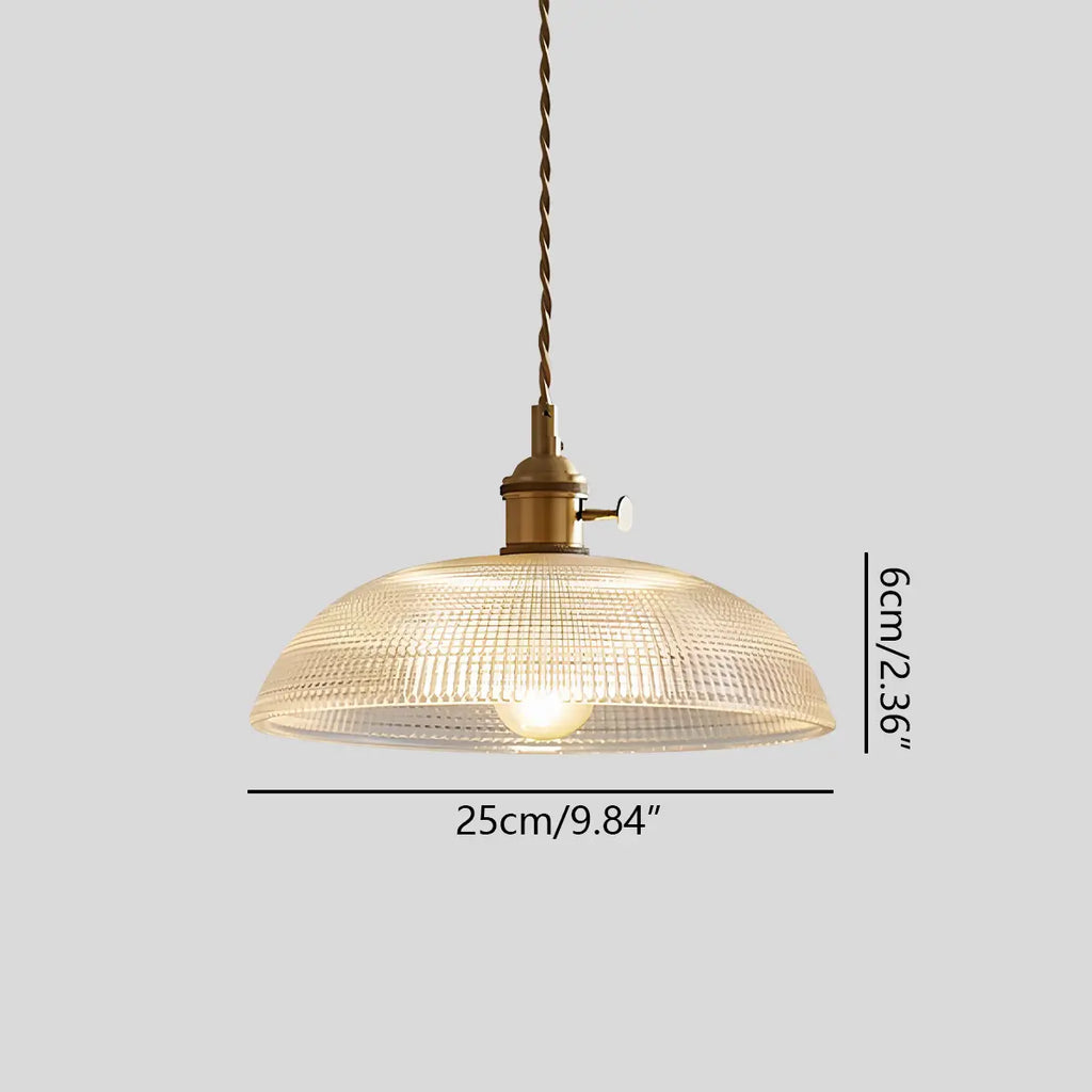 Isabel Glass Pendant Light for Kitchen Island | Desfino