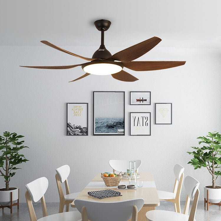 Umkehrbarer großer Deckenventilator mit Licht | Desfino