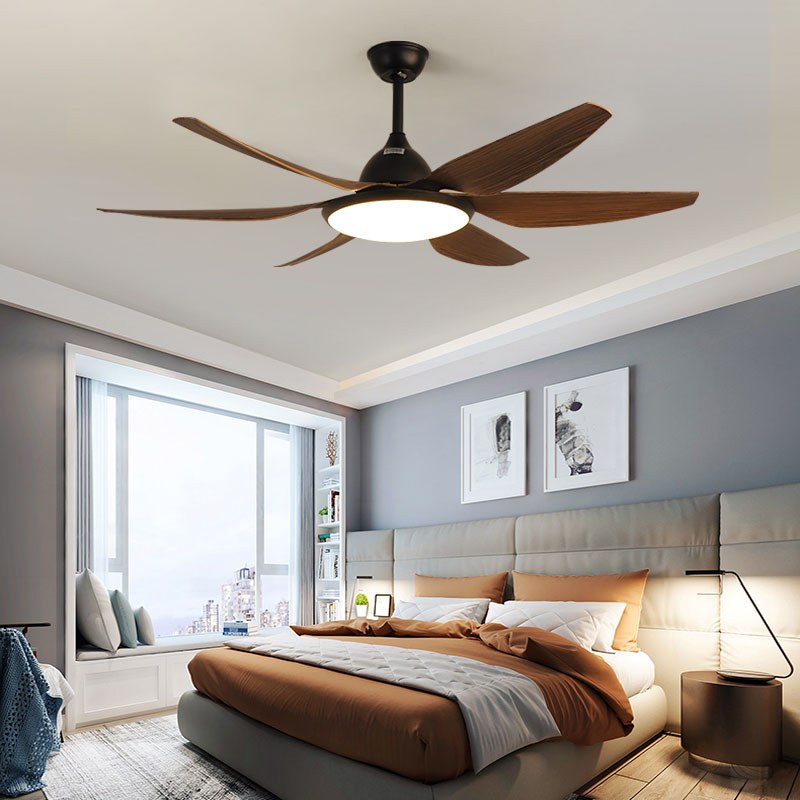 Umkehrbarer großer Deckenventilator mit Licht | Desfino