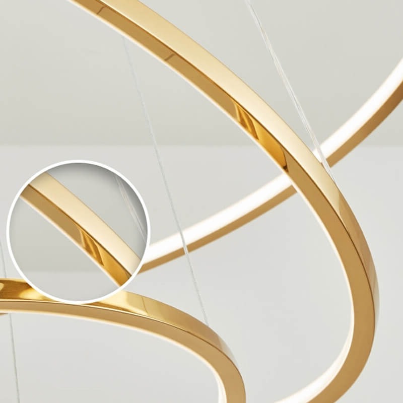 Large Tiered Ring Foyer Chandelier | Desfino
