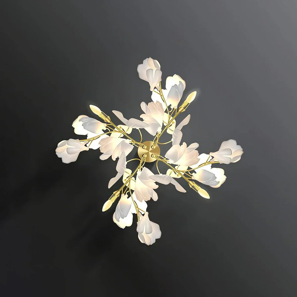 Ginkgo Flowers Wall Lamp for Living Room | Desfino