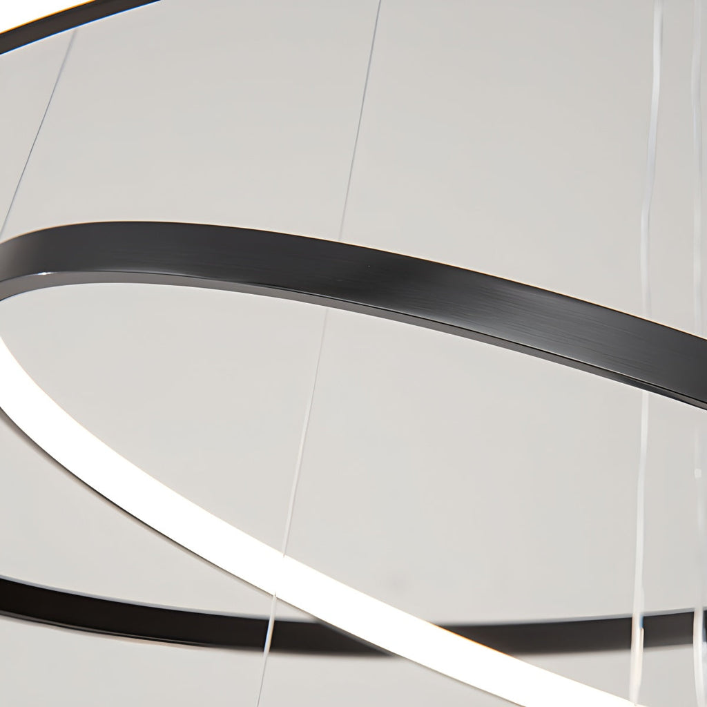Large Tiered Ring Foyer Chandelier | Desfino