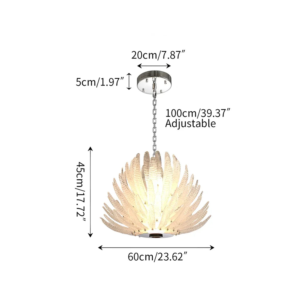 Creative Pinecone Glass Pendant Light | Desfino