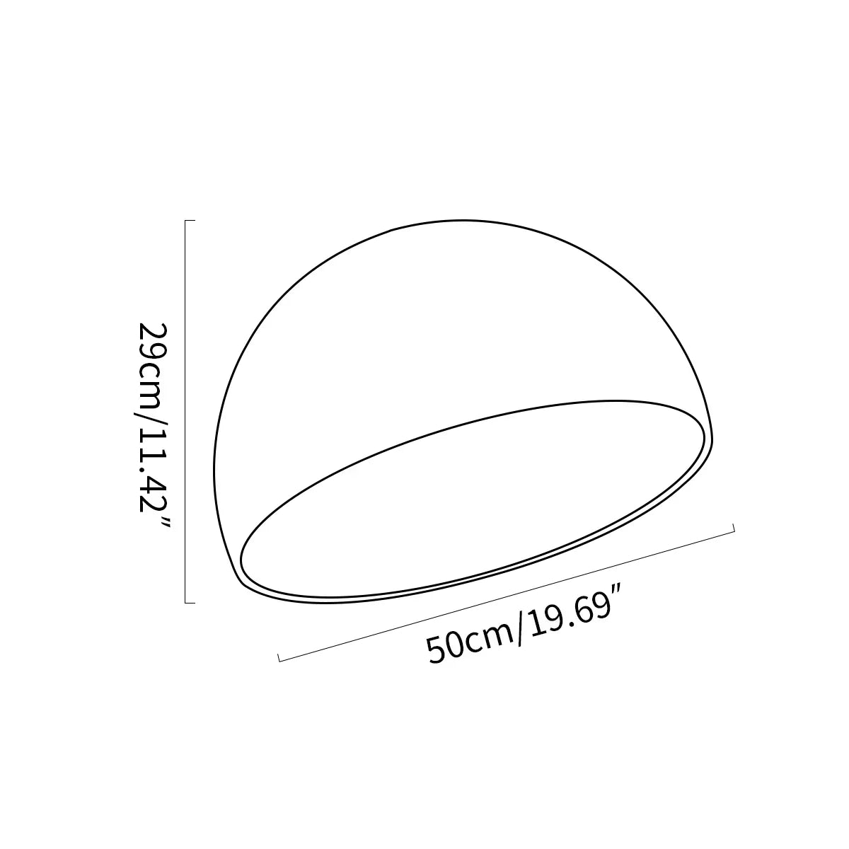 Duo Plane/Slanted Ceiling Lamp | Desfino