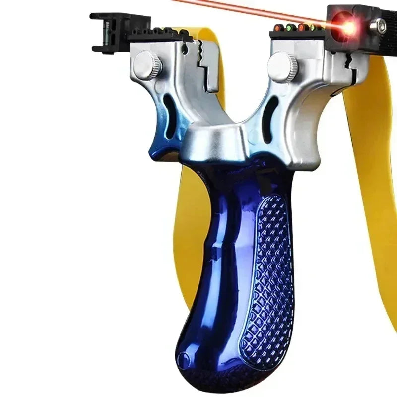 Kestrel Aim Slingshot — Integrated Laser, Level & Anti-Slip Grip - Desfino