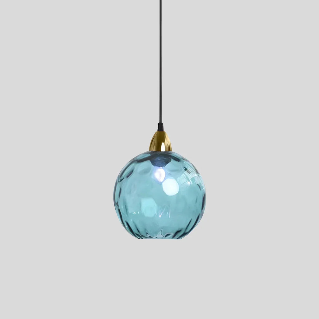 Colorful Glass Ball Pendant Light for Living Room | Desfino