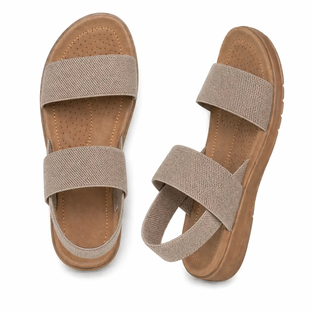Elastische sandalen — lichtgewicht instappers voor wandelen en reizen | Desfino