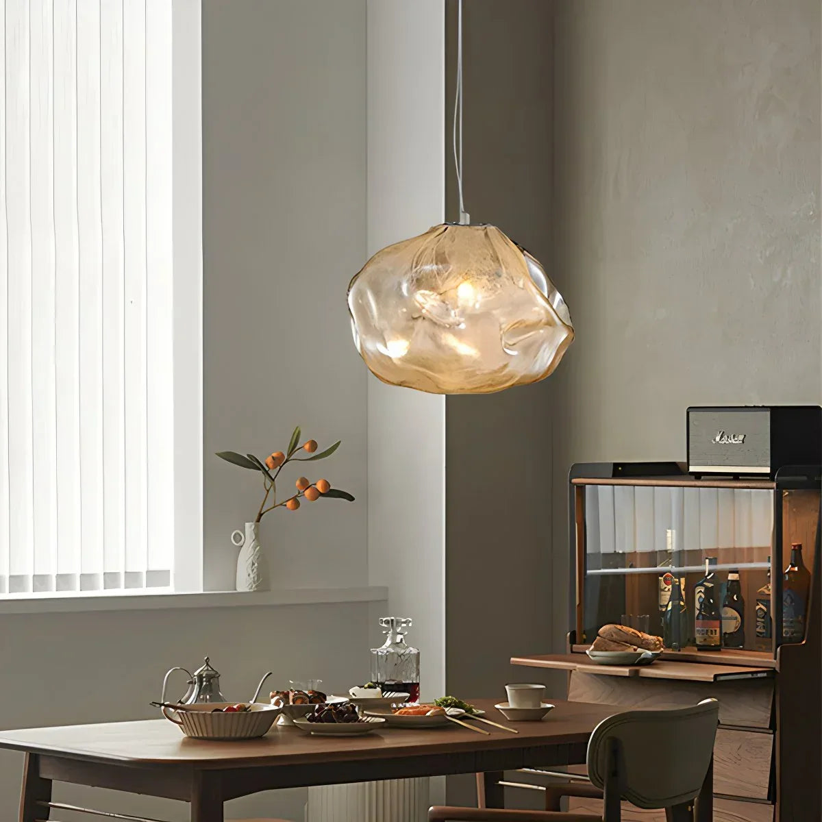 Luxuriöse Glas-Pendelleuchte in Wolkenform | Desfino