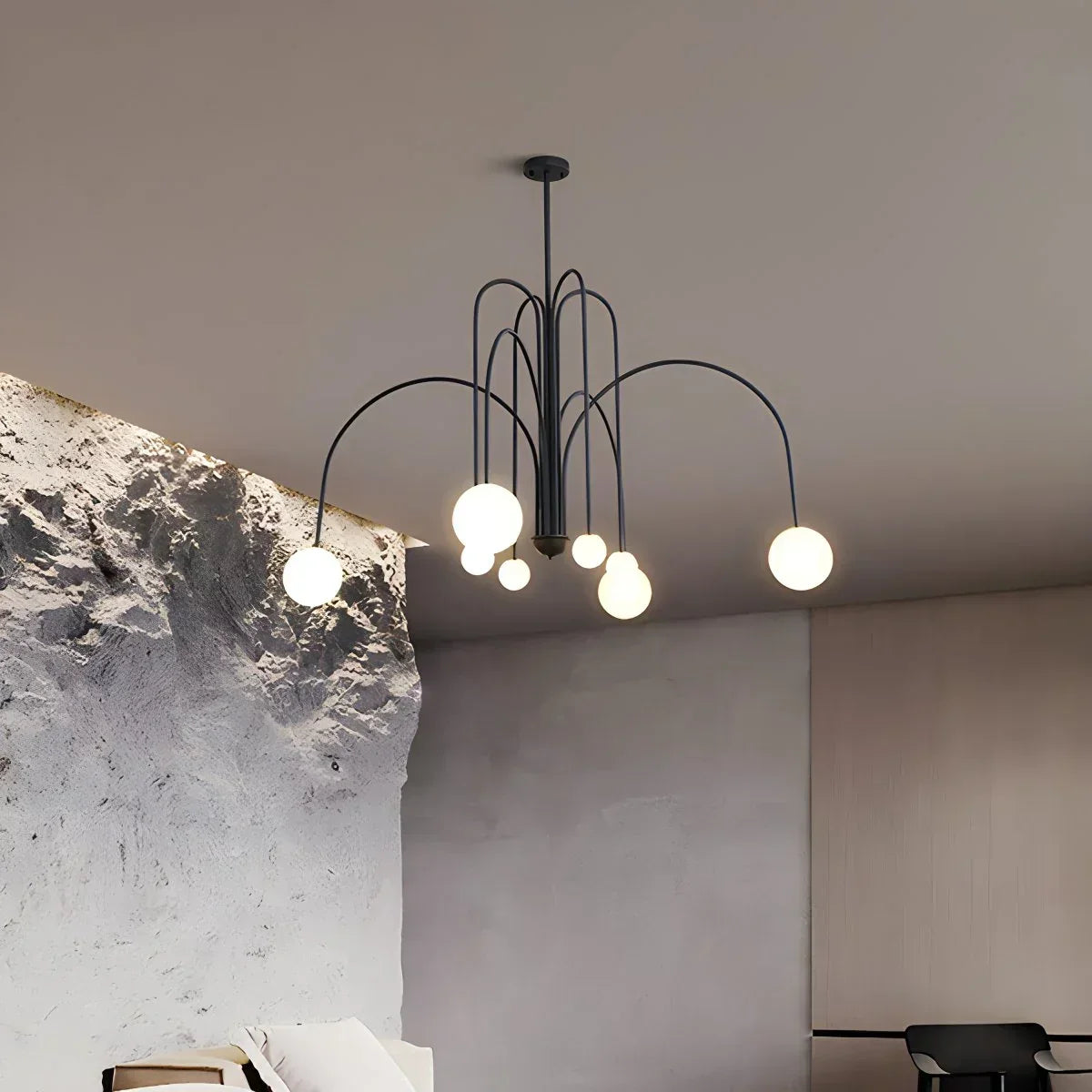 Avi Double Layer Glass Chandelier | Desfino