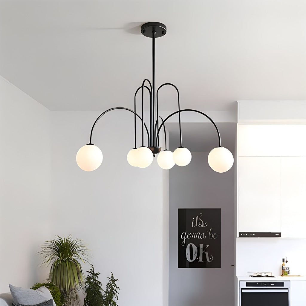 Avi Double Layer Glass Chandelier | Desfino