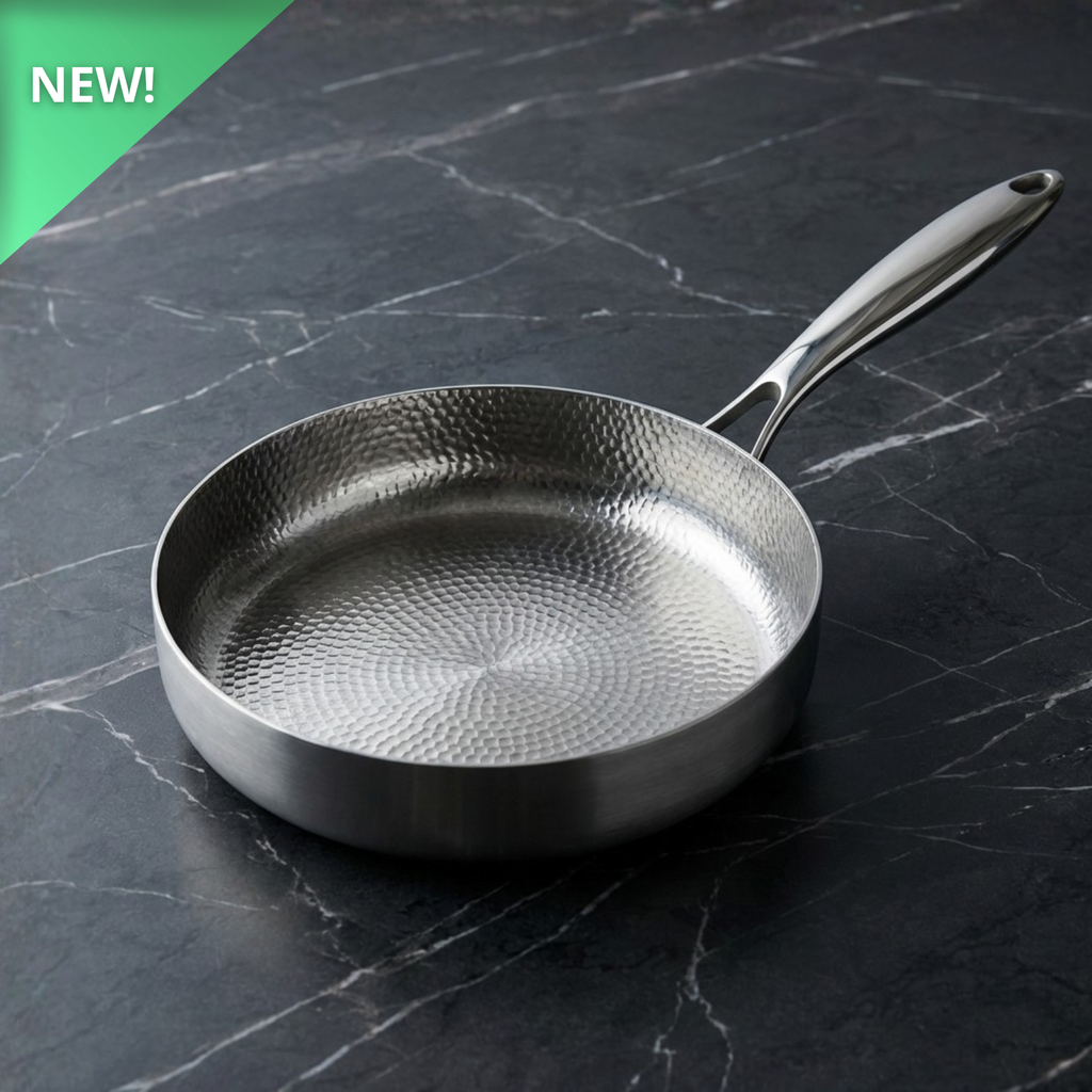 Pure Titanium Frying Pan — Deep, Scratch-Resistant, Multiple Sizes - Desfino