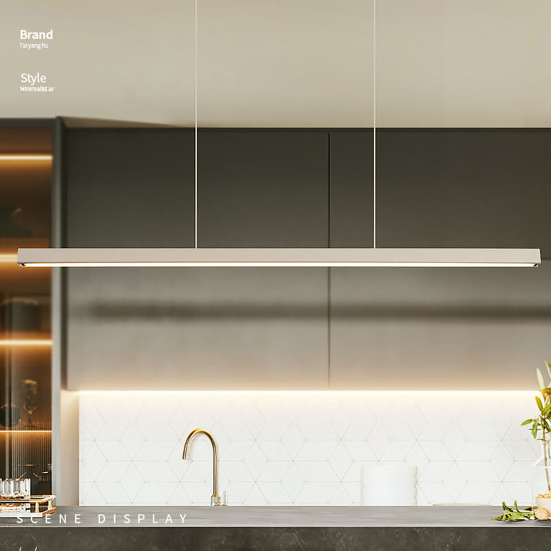 Modern Linear Pendant Light  for Kitchen Island | Desfino