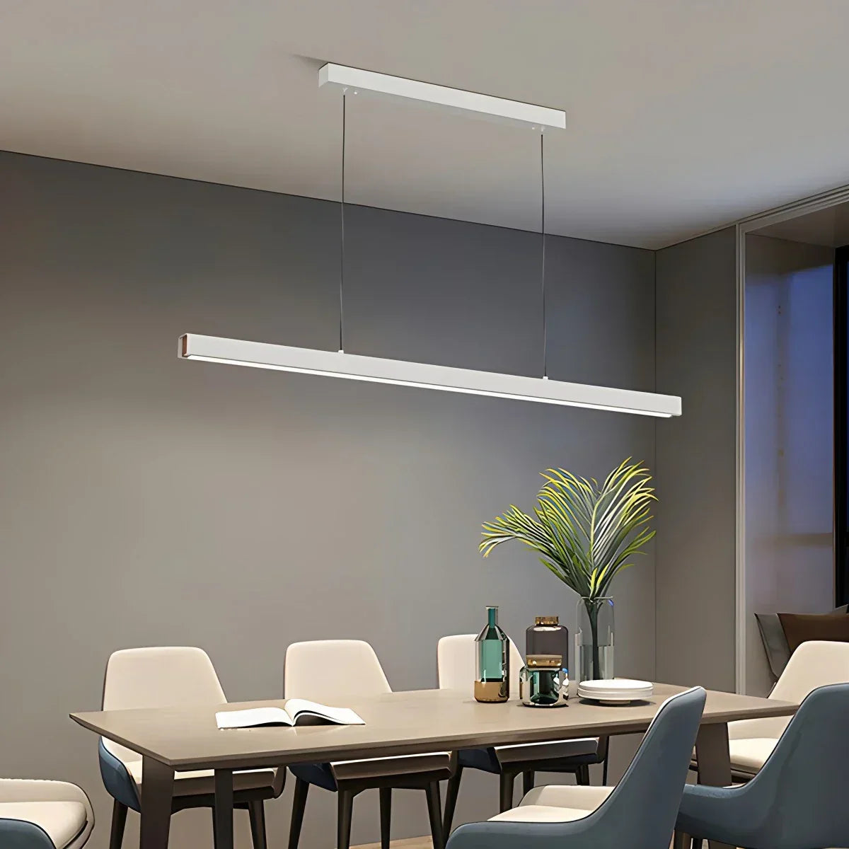 Modern Linear Pendant Light  for Kitchen Island | Desfino