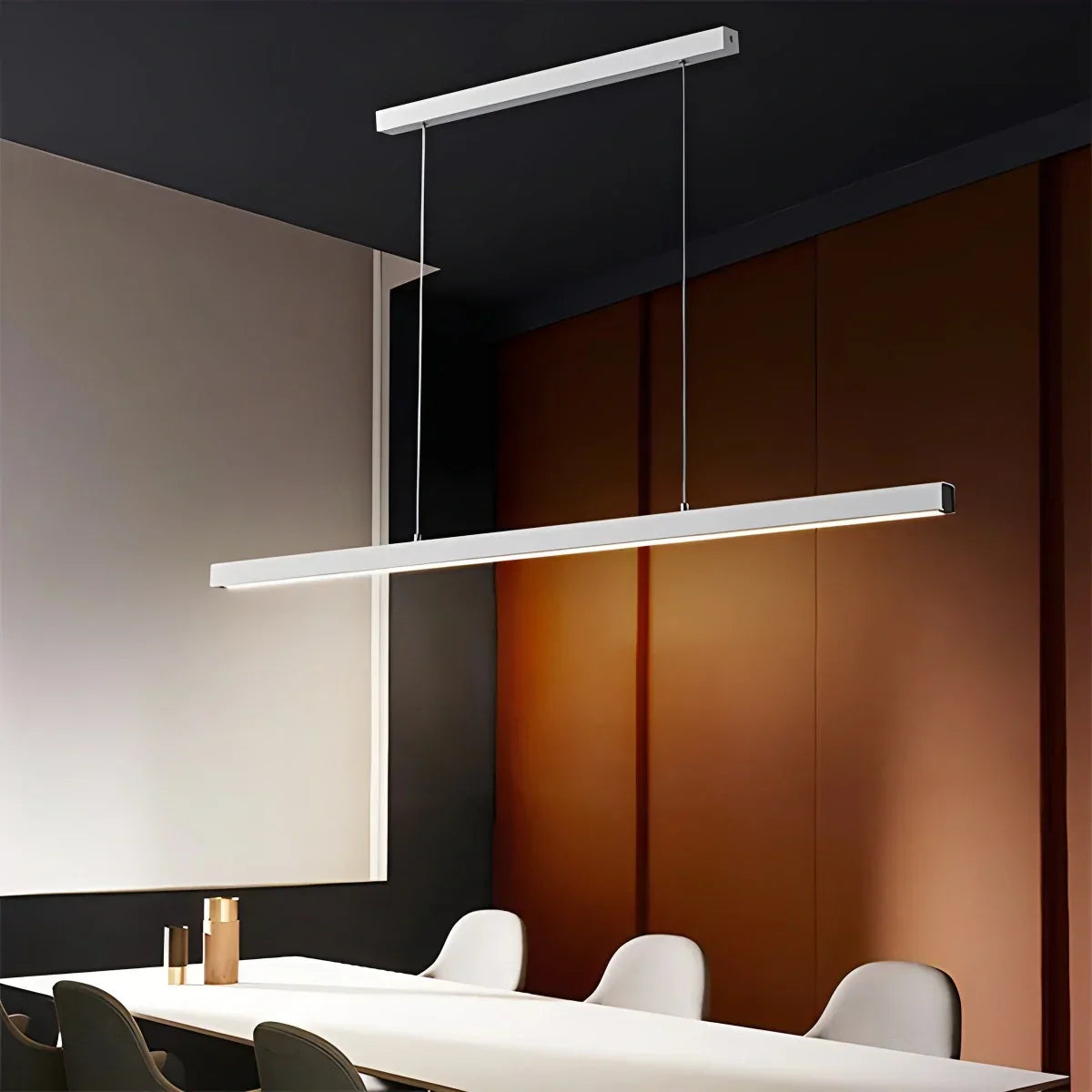 Modern Linear Pendant Light  for Kitchen Island | Desfino