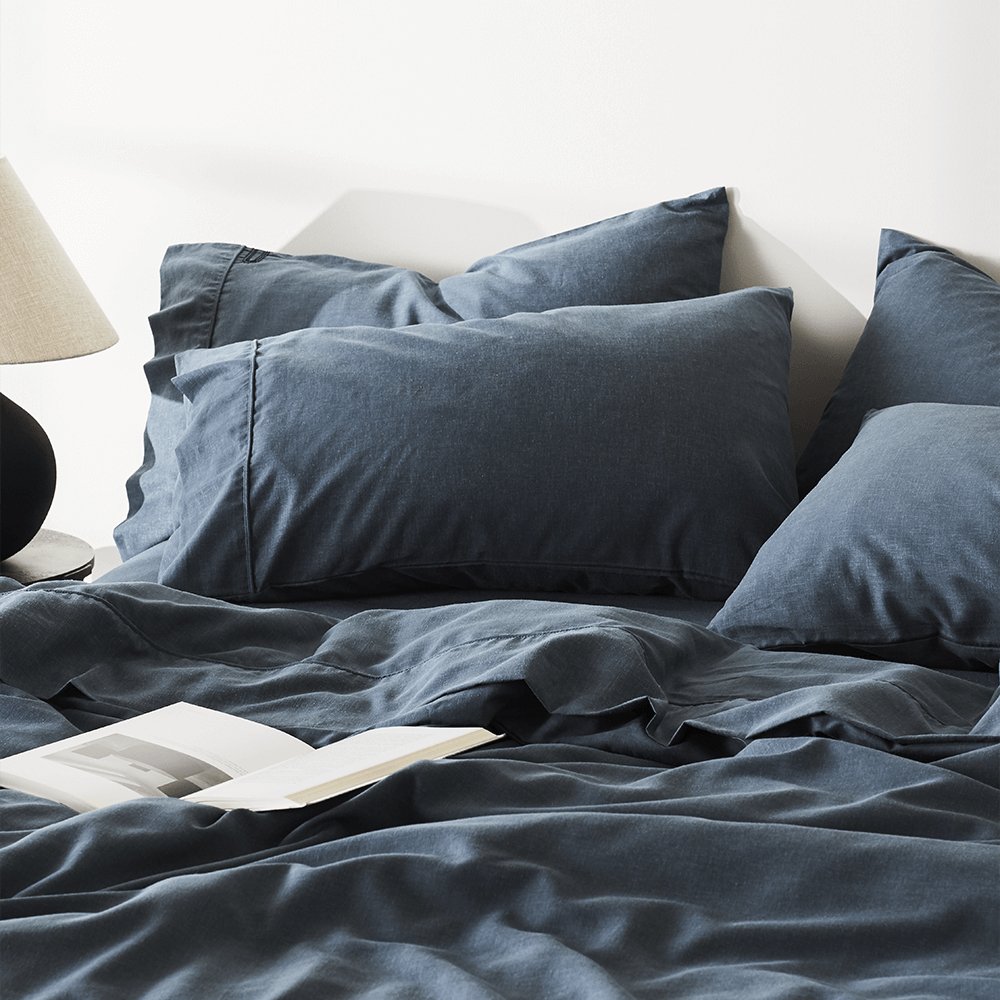 Astra Linen+ Duvet Cover — Soft Bamboo Hemp Blend Bedding - Desfino