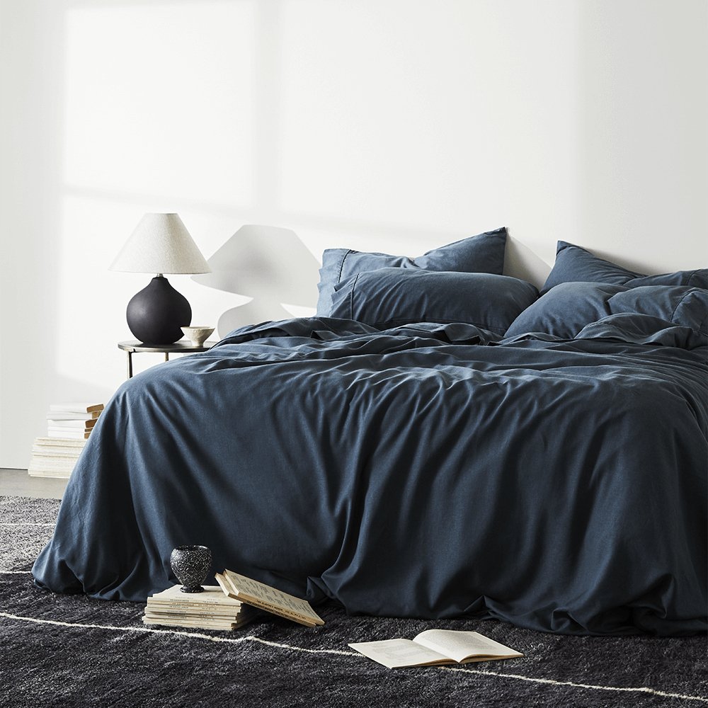 Astra Linen+ Duvet Cover — Soft Bamboo Hemp Blend Bedding - Desfino