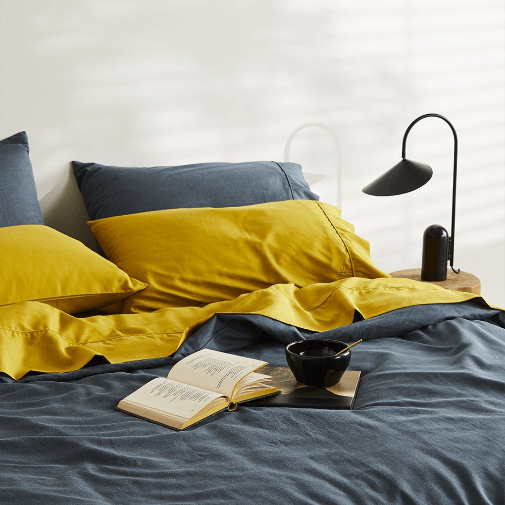 Astra Linen+ Duvet Cover — Soft Bamboo Hemp Blend Bedding - Desfino