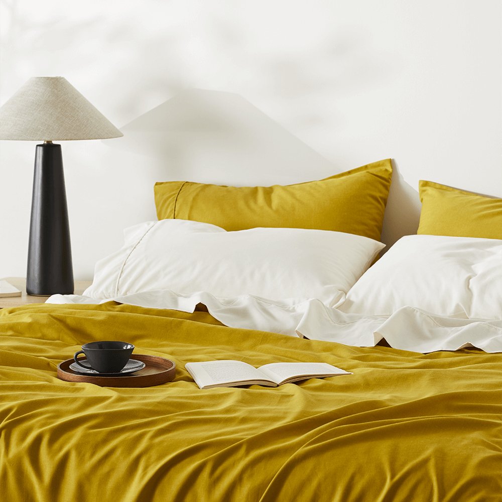 Astra Linen+ Duvet Cover — Soft Bamboo Hemp Blend Bedding - Desfino