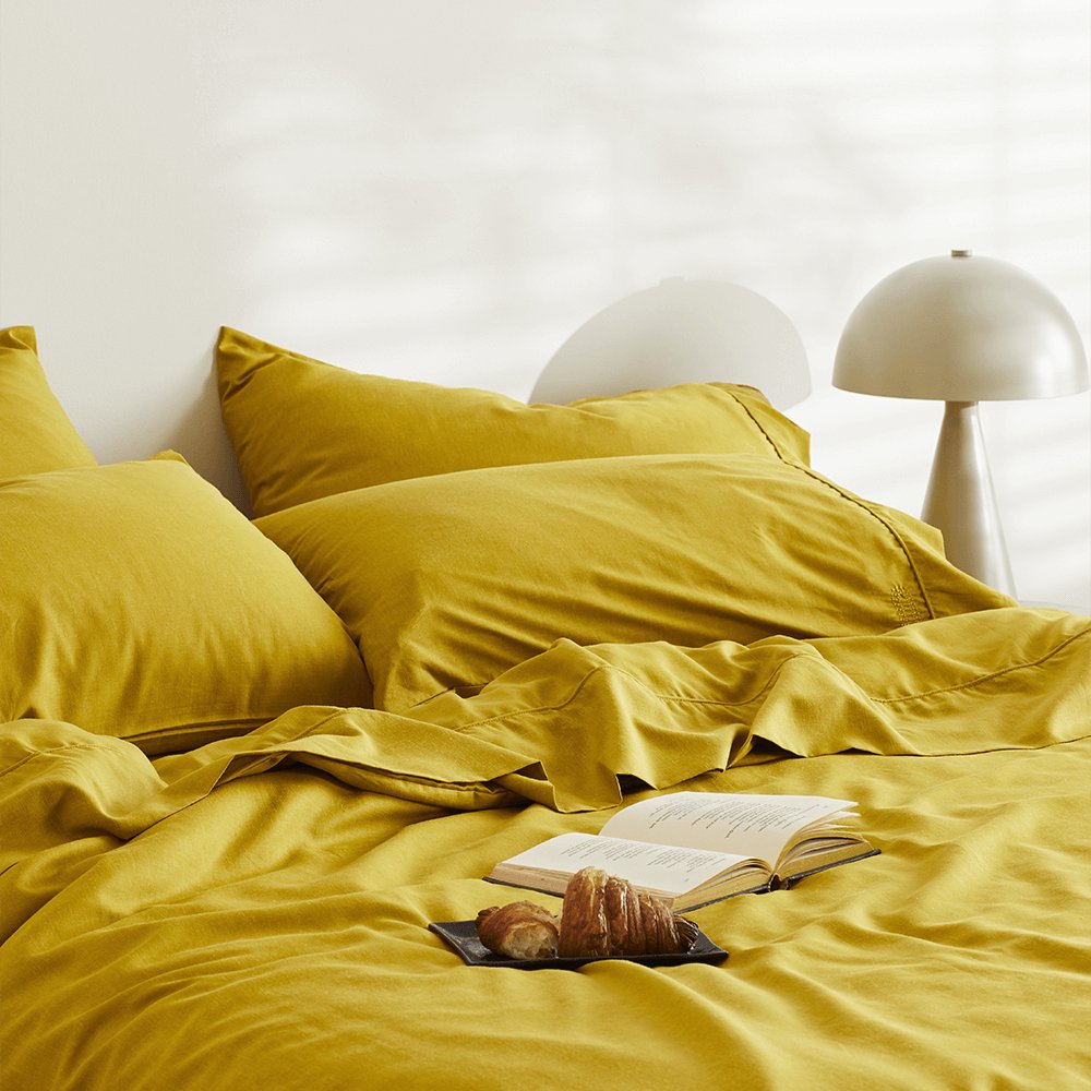 Astra Linen+ Duvet Cover — Soft Bamboo Hemp Blend Bedding - Desfino